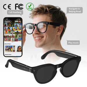 Lunettes Intelligentes V03 T6 Bluetooth Audio avec Caméra, Prise en Charge Wi-Fi, Traduction, Stabilisation d'Image, Mémoire 16 Go et IA <span class=keywords><strong>ChatGPT</strong></span> - Product Image 1