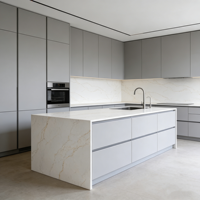 Dalle de quartzite Premium AKS0225, découpée à la machine, grande taille, personnalisée, pour comptoir de cuisine, usage moderne en salon ou dans un parc, lavabo en pierre