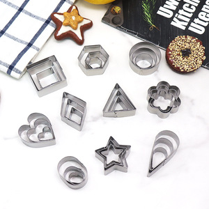 ชุดแม่พิมพ์คุกกี้สแตนเลส 30 ชิ้น รูปดอกไม้ หัวใจ ดาว สำหรับทำขนม - Product Image 5