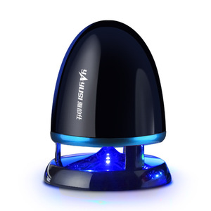 Yayusi A801 Mini Altavoz con Alimentación USB, Luz LED de Colores, Subwoofer con Forma de Bala para Escritorio, para Computadoras - Product Image 3
