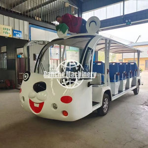 Minibús Eléctrico de Estilo Caricatura para Turismo, Vehículo de Recreo para Parques Temáticos, Autobús Urbano, Autobús Escolar, Batería de Plomo-Ácido, 4-17 Asientos - Product Image 2