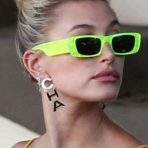 Gafas de Sol Elegantes de Alta Calidad 2021, Colores Pastel Naranja y Verde, para Mujer, Protección UV400, Diseño Cuadrado Pequeño - Product Image 1