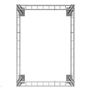 Custom 300*300mm in lega di alluminio capriata piatta luce superiore portatile per palco rotondo tetto Truss per uso di eventi e <span class=keywords><strong>Stage</strong></span> - Product Image 3