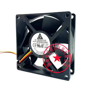 เดลต้า Afb0812sh 80x80x25 มม. พัดลมไร้แปรงถ่านดีซี 12v 0.24a ระบบระบายความร้อนของแหล่งจ่ายไฟแชสซี - Product Image 2