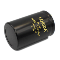 LORIDA 고전압 나사형 전해 콘덴서 100V 10000uF/15000uF/22000uF/47000uF 20% 허용오차 50x80mm
