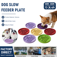 Bols et distributeurs d'aliments pour animaux de compagnie avec logo personnalisé, motif raisin, en silicone de qualité alimentaire anti-étouffement pour chats et chiens, neufs, OEM d'usine