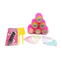 Kit de bigoudis et de rouleaux à cheveux en nylon avec pinces et outils de coiffage pour un volume accru – Fabriqué en Chine