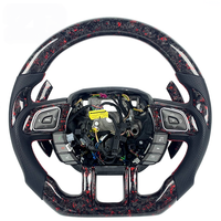 Volant en cuir et fibre de carbone forgée Morgo pour Land Rover Evoque Defender Range Rover Sport avec palettes de changement de vitesse 2014-2018