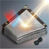 Filet pare-soleil de haute qualité en aluminium HDPE argenté pour serre agricole