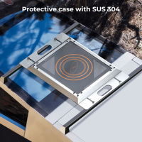 Casing Pelindung Braket Atap Mobil Starlink Mini 2-in-1 Konstruksi Baja Tahan Karat PC Tahan Panas Tahan Air Mudah Dipasang