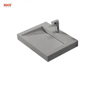 KKR Bathroom Small Size Toilet Wash Hand Modern Wall Hung Stone Bathroom Sink