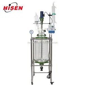 10L laboratory glass reactor Chemical synthesis and new material test equipment jacketed reactor