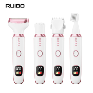 Rasoir et tondeuse électrique 4-en-1 pour femmes, étanche IPX6, rechargeable par USB, sans fil, pour les jambes, les aisselles, le maillot de bain - Product Image 1