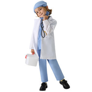 Traje de médico Cosplay ropa Tv película quirófano niño dentista pequeño Doctor bata quirúrgica niños - Product Image 3
