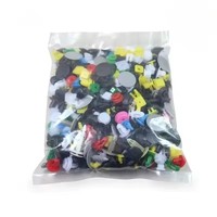 Lot de 200 attaches universelles mixtes pour voiture, clips de pare-chocs, rivets de fixation, garnitures de panneaux de porte pour tous les véhicules, intérieur de voiture