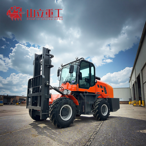 New 3 Ton Diesel <strong>Engine</strong> Forklift High <strong>Lift</strong> Capacity 4000-6000mm 4WD Grade Outdoor Use/Printing Shops Use Steel 3-Year Warranty - Product Image 4