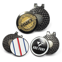 Outil de réparation de divots de golf en métal pliable de haute qualité avec logo personnalisé, clip pour chapeau et marqueur de balle magnétique