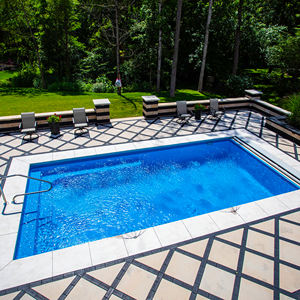 สระว่ายน้ำไฟเบอร์กลาสขนาดใหญ่ 10 ฟุต สไตล์วิลล่าหรูหราสำหรับครอบครัว  ลดราคาพิเศษ - Product Image 3