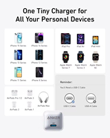 Anker Mini USB C Phone Charger Block Zolo 20W GaN PIQ 3.0 Foldable PPS Fast Wall Charger untuk iPhone 17 16 15 Samsung Galaxy.