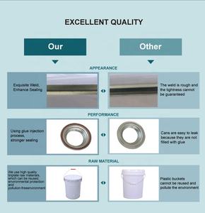 Boîte de conserve d'huile moteur carrée de 1 litre avec couvercles à vis en métal - Product Image 6