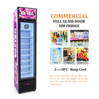 Congélateur vertical mécanique commercial compact pour boissons, idéal pour les espaces restreints, à placer en coin