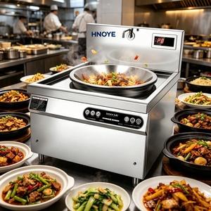 Cuisinière à induction industrielle 20KW à double brûleur pour la préparation de repas en gros volume et les buffets - Product Image 3