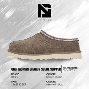 Pantuflas Ugg Tasman 'shaggy Suede Smoke Plume' Casuales de Invierno, Antideslizantes, Suaves, Transpirables, Clásicas para Exteriores - Product Image 6