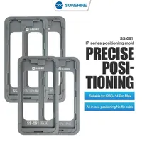 Moule d'alignement de positionnement OCA SUNSHINE SS-061 pour iPhone 6 7 8 X XS XR 11 12 Mini 13 Pro Max 14 15 Plus Réparation d'écran LCD