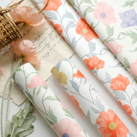 Kertas Pembungkus Bunga Yuyin Paper Qingtangji Matte Tahan Air, Kertas Kemasan Buket DIY Grosir untuk Toko Bunga