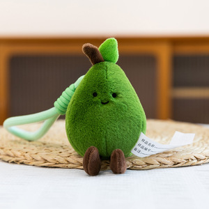 Jouets en peluche doux en forme de fruits et légumes, pendentifs unisexes en coton, jouets en peluche super doux, breloques de sac tendance pour jeunes - Product Image 6
