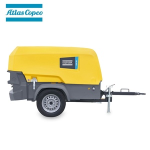 Compresseur d'air mobile diesel Atlas Copco complet, 7 bars, moteur Kubota, compatible avec <span class=keywords><strong>marteau</strong></span> pneumatique pour l'exploitation minière - Product Image 5