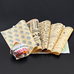 Custom Printing logo Greaseproof <b>Wrapping</b> <b>Paper</b> for Food <b>Paper</b> Sandwich Wrap Deli PE Coated Oil-proof <b>Wrapping</b> <b>Paper</b> - Product Image 6