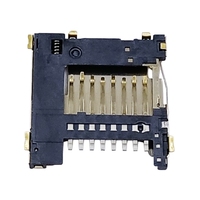 TF-Karten-Anschluss Ultraflacher Micro-SD-Sockel T-Flash-Halter Mini-Speicherkartensteckplatz Trans-Flash SMD für PCB IOT POS-Terminal 1.4H