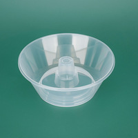 Support jetable pour collation de célébrité d'Internet, support pour tasse de fondue, couvercle épaissi, forme ronde, en plastique