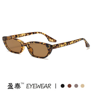 Yingtai Eyewear Cat Eye Sunglasses PC <b>Frame</b> UV400 Unisex Lightweight Streetwear Style - Product Image 4