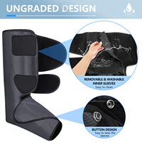 Masseur électrique gonflable pour les pieds et les jambes à domicile pour la circulation et la relaxation Masseur de compression d'air pour les jambes