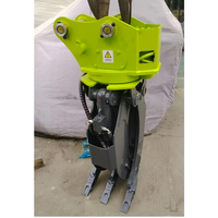 JISAN Excavadora Forestal Multiusos de 6-35 Toneladas con Garra de 1600mm de Apertura para Troncos, Rocas y Acero, con Motor