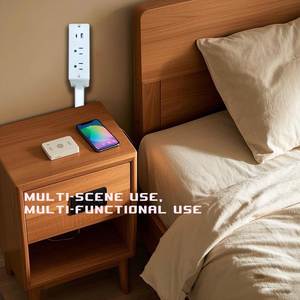 Caricatore da Muro Multipresa USA EU UK con Rotazione a 180 Gradi <span class=keywords><strong>per</strong></span> Facile Accesso, Estensore a Muro - Product Image 3