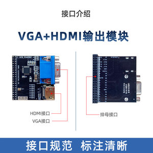 โมดูลเอาต์พุต VGA – สำหรับบอร์ดพัฒนา ACZ702 ZYNQ FPGA รุ่น M655 - Product Image 2