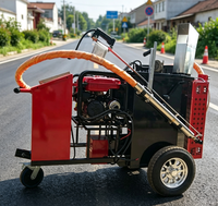 Machine professionnelle de scellement des fissures avec application précise des matériaux pour les projets de maintenance des routes en asphalte