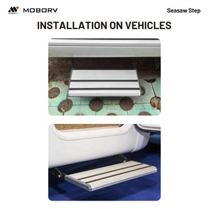 MOBORV Offre Spéciale Marche Pied Escamotable Automatique Motorisé en Aluminium Léger Étanche pour <span class=keywords><strong>Caravane</strong></span> Camping-Car Fourgon Aménagé Ambulance VR - Product Image 3
