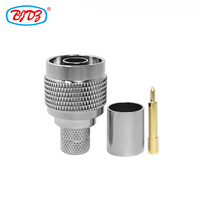 Usine directement N connecteur mâle câble BJR-400 connecteur RF Type N prise mâle sertissage soudure câble Coaxial Type N