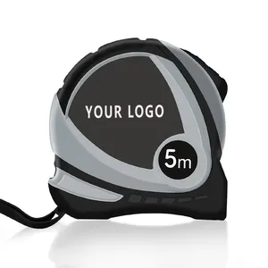 abs plastic magnetic steel portable metric retractable self lock measuring 5m tape measure with logo custom custom