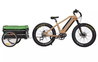 Vélo électrique à pneus larges de 26 pouces, 1000 W, double transmission, batterie au lithium, pour la neige, disponible en entrepôts UE, Royaume-Uni et États-Unis en 2023