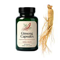 Capsules de Ginseng Naturel : Complément Herbal pour Soutenir la Vitalité et la Santé Immunitaire des Adultes