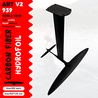 Planche de surf hydrofoil Wingfoil Kitesurf Axis ART V2 939 pour le kitesurf, en fibre de carbone, pour le surf, le foil et le pumping aquatique