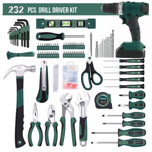 ชุดเครื่องมือสว่านไร้สาย Fastpro 232 ชิ้น 20V ลิเธียมไอออน พร้อมอุปกรณ์เสริมสำหรับงาน DIY ในบ้าน - Product Image 1