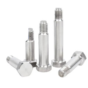 Boulons à demi-dents en acier inoxydable 304 OEM ODM M6 M8 M10 M12 avec bouchon hexagonal extérieur finition zinguée vis à trou alésé - Product Image 1