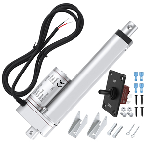 Actionneur linéaire robuste 12V 1500N étanche IP54, course de 6 pouces, vitesse de 10 mm/s, certifié RoHS CE, pour usage industriel, domestique et VR - Vente en gros - Product Image 1