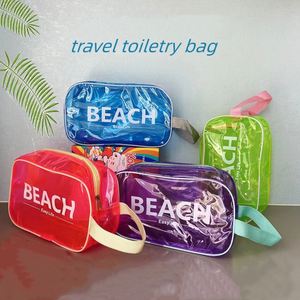 Personalized Quality Plastic Travel Zipper Makeup <b>Bag</b> for Women Toilet Wash Cosmetic <b>Bags</b> Logo for Bathroom Use Jewelry <b>Storage</b> - Product Image 6